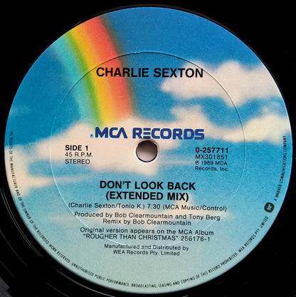 Charlie Sexton : Don't Look Back (12")