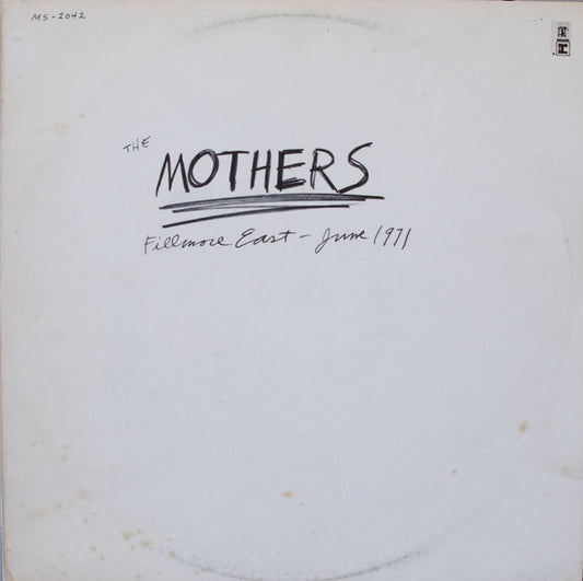 The Mothers : Fillmore East - June 1971 (LP, Album, RE)