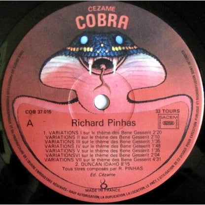 Richard Pinhas : Chronolyse (LP, Album)