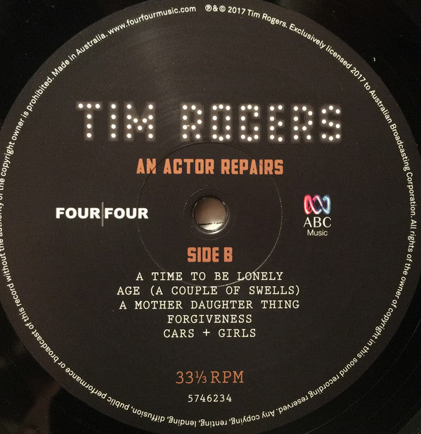 Tim Rogers (2) : An Actor Repairs (LP, Album)