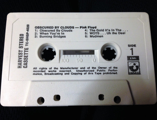 Pink Floyd : Obscured By Clouds (Cass, Album)