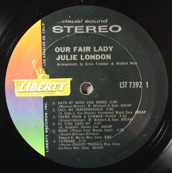Julie London : Our Fair Lady (LP, Album)