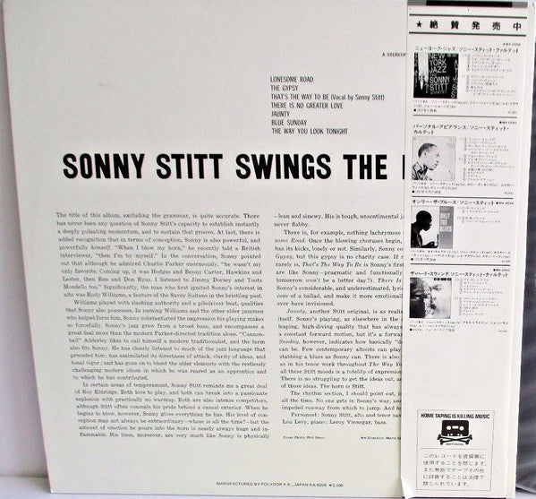 Sonny Stitt : Sonny Stitt Swings The Most  (LP, Album, RE)