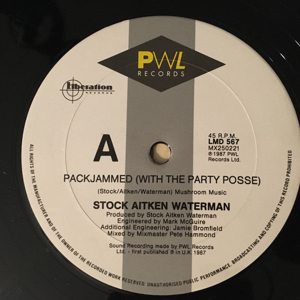 Stock, Aitken & Waterman : Packjammed (With The Party Posse) (12")