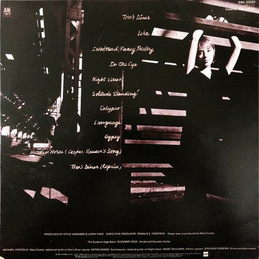 Suzanne Vega : Solitude Standing (LP, Album)