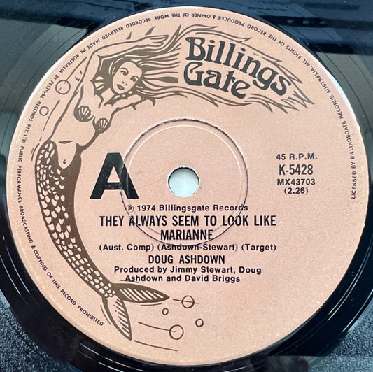 Doug Ashdown : They Always Seem To Look Like Marianne (7", Single)