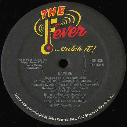 Nayobe : Guess I Fell In Love (12")