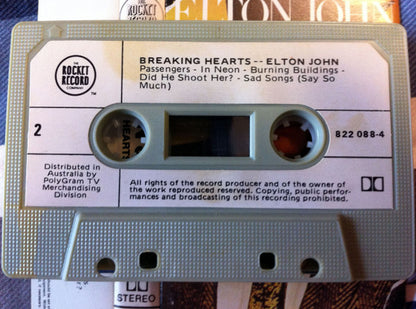 Elton John : Breaking Hearts (Cass, Album, Dol)
