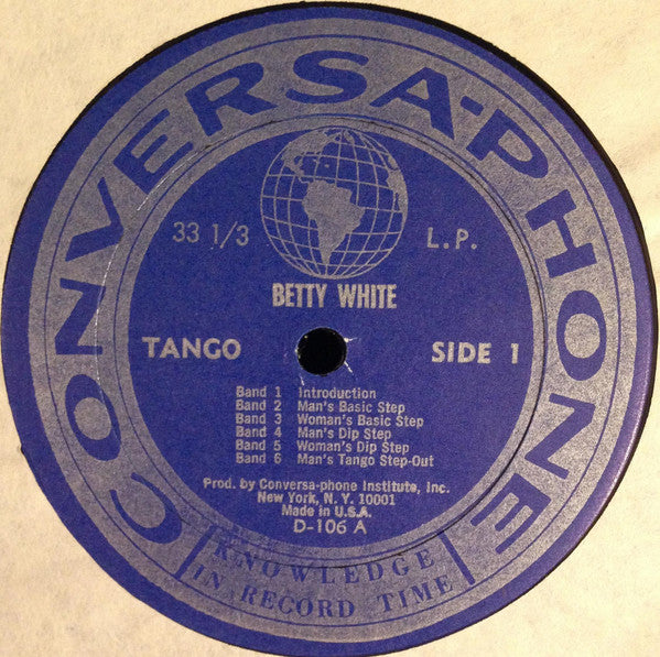 Betty White (2) : How To Tango (LP, Album, RE)