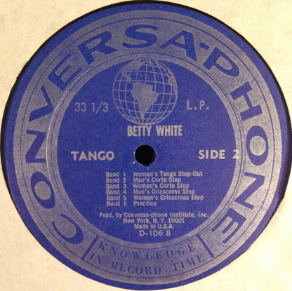 Betty White (2) : How To Tango (LP, Album, RE)