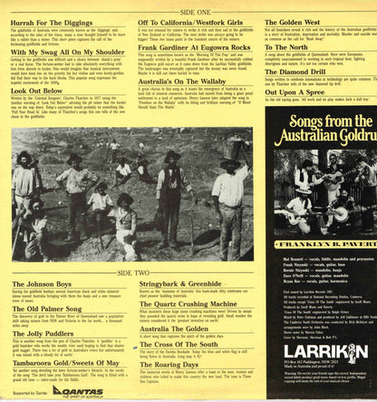 Franklyn B. Paverty : Songs From The Australian Goldrush (LP, Album)