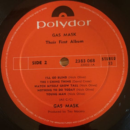 Gas Mask : Their First Album (LP, Album)