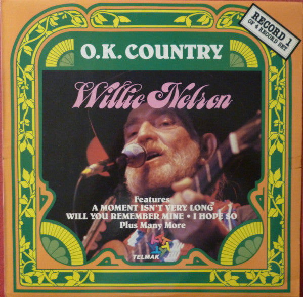 Willie Nelson, Johnny Cash, Waylon Jennings & Dolly Parton : O.K. Country (4xLP, Comp)
