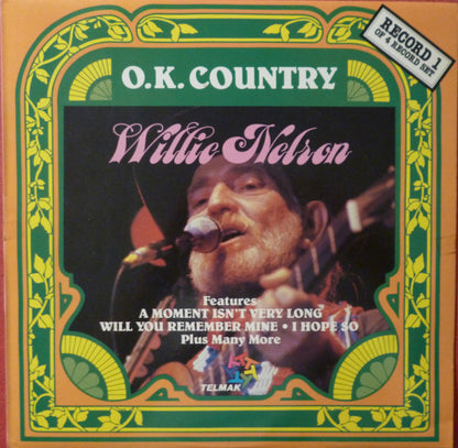Willie Nelson, Johnny Cash, Waylon Jennings & Dolly Parton : O.K. Country (4xLP, Comp)