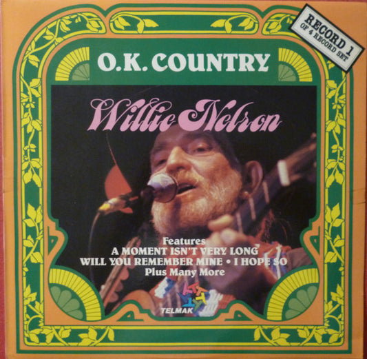 Willie Nelson, Johnny Cash, Waylon Jennings & Dolly Parton : O.K. Country (4xLP, Comp)