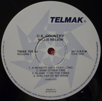 Willie Nelson, Johnny Cash, Waylon Jennings & Dolly Parton : O.K. Country (4xLP, Comp)