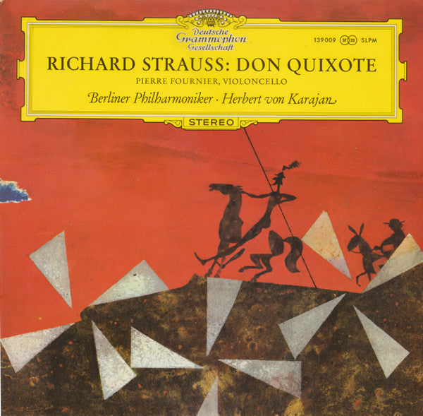 Richard Strauss - Pierre Fournier, Berliner Philharmoniker, Herbert von Karajan : Don Quixote (LP, Album)