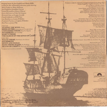 Jon English (3) & Mario Millo : (The Original Soundtrack) Against The Wind (LP, Album)