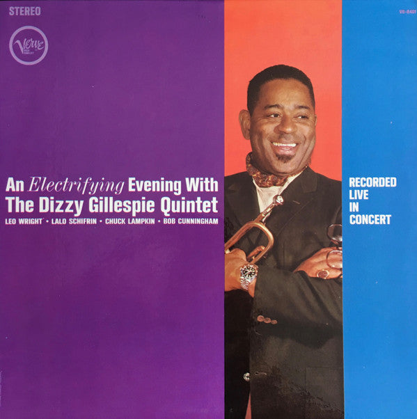 Dizzy Gillespie Quintet : An Electrifying Evening With The Dizzy Gillespie Quintet (LP, Album)