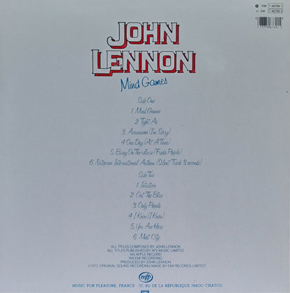 John Lennon : Mind Games (LP, Album, RE)