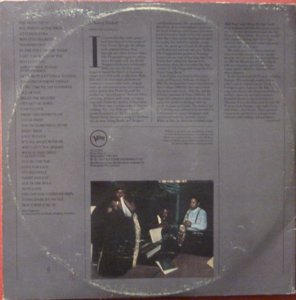 Ella Fitzgerald : Sings The Cole Porter Song Book (2xLP, Album, Gat)