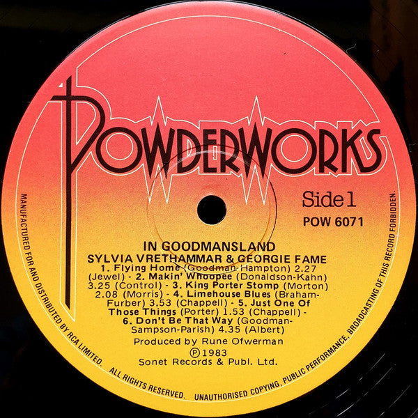 Sylvia Vrethammar & Georgie Fame : In Goodmansland (LP)