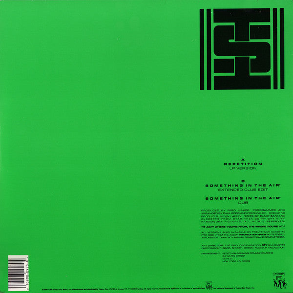 Information Society : Repetition (12")