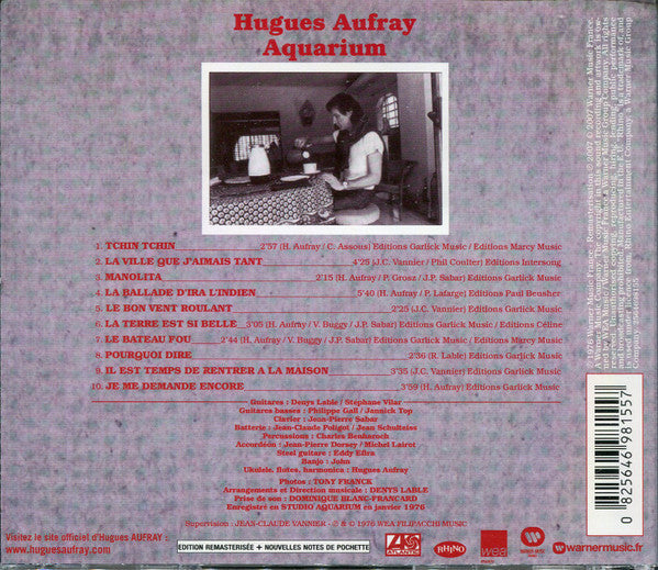 Hugues Aufray : Aquarium (CD, Album, RE, RM, Sli)
