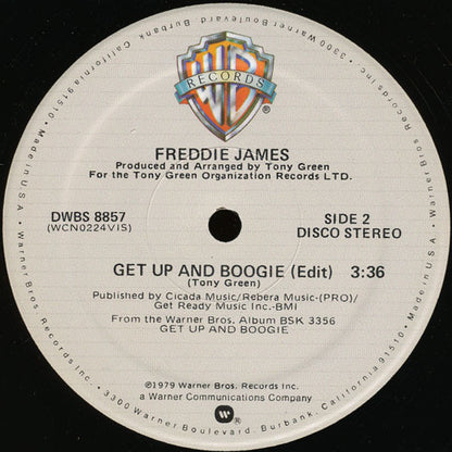 Freddie James : Get Up And Boogie (12")