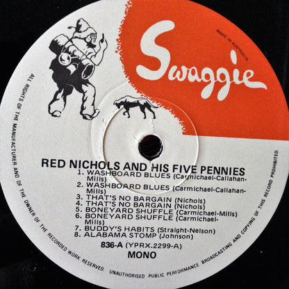 Red Nichols And His Five Pennies : Red Nichols And His Five Pennies Volume One 1926-1927 (LP, Comp, Mono)