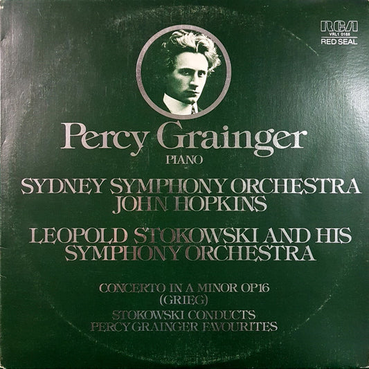 Edvard Grieg, Percy Grainger, Sydney Symphony Orchestra, John Hopkins (11), Leopold Stokowski And His Symphony Orchestra : Concerto In A Minor, Op. 16 / Stokowski Conducts Percy Grainger Favourites (LP, Comp)