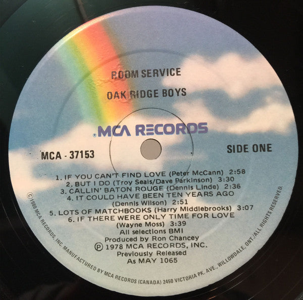 The Oak Ridge Boys : Room Service (LP, Album, RE)