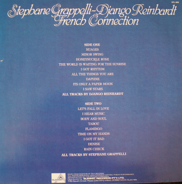 Django Reinhardt, Stéphane Grappelli : French Connection (LP, Comp, Mono)