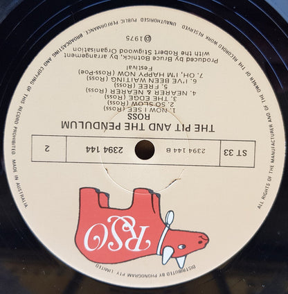 Ross (14) : The Pit & The Pendulum (LP, Album)