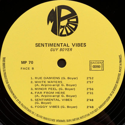 Guy Boyer : Sentimental Vibes (LP)