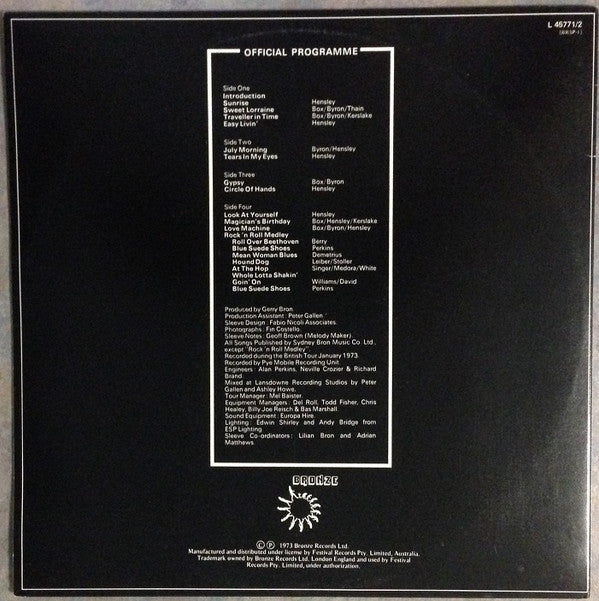 Uriah Heep : Uriah Heep Live (2xLP, Album, RE, Gat)