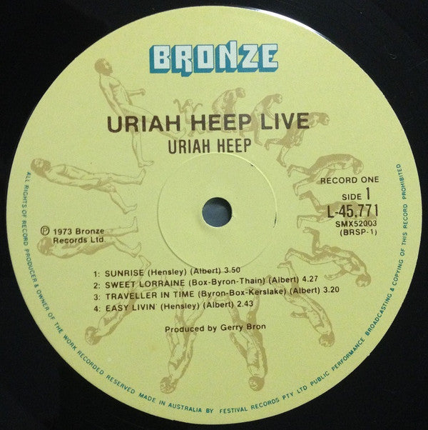 Uriah Heep : Uriah Heep Live (2xLP, Album, RE, Gat)