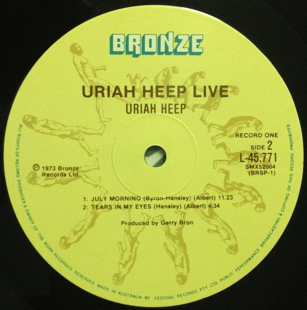 Uriah Heep : Uriah Heep Live (2xLP, Album, RE, Gat)