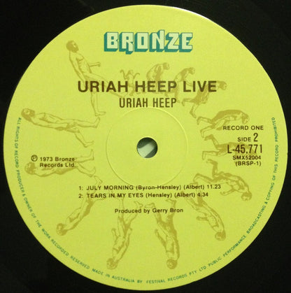 Uriah Heep : Uriah Heep Live (2xLP, Album, RE, Gat)