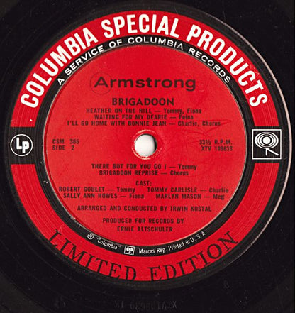 "Brigadoon" Original Television Cast : Brigadoon (Original Television Sound Track) (LP, Comp, Ltd)