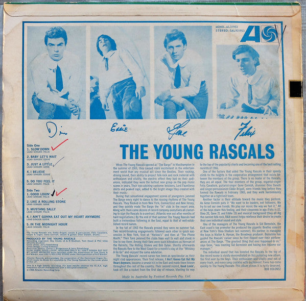 The Young Rascals : The Young Rascals (LP, Album)