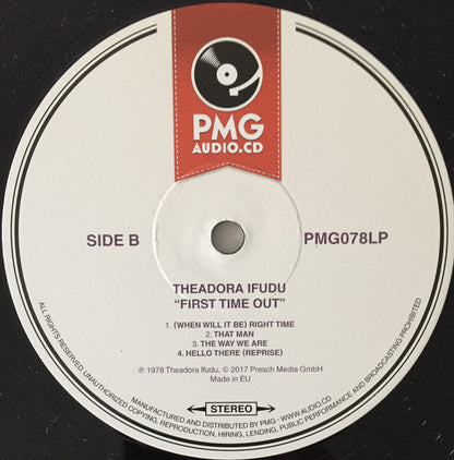 Theadora Ifudu : First Time Out (LP, Album, RE)