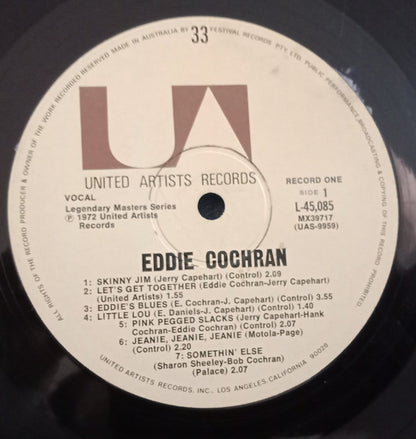 Eddie Cochran : Eddie Cochran (2xLP, Comp, Mono, Gat)