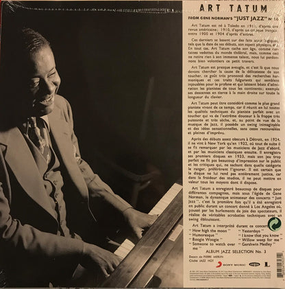 Art Tatum : From Gene Norman's Just Jazz (LP, Album, RE, Bro)