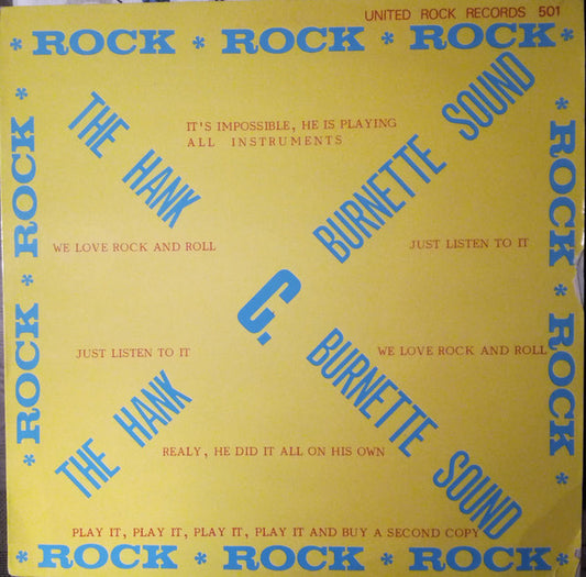 Hank C. Burnette : The Hank C. Burnette Sound (LP, Album)