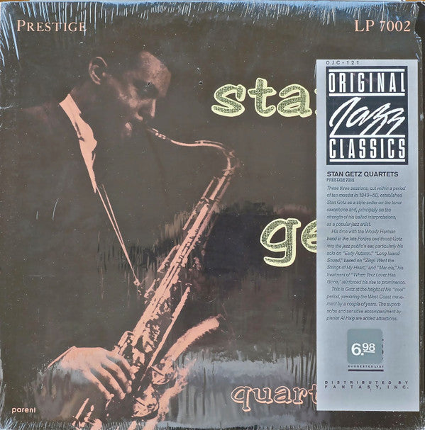 Stan Getz : Stan Getz Quartets (LP, Comp, Mono, RE)