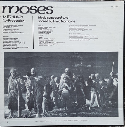 Ennio Morricone : Moses (Original Motion Picture Soundtrack) (LP)
