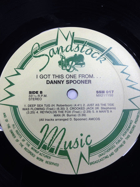 Danny Spooner : I Got This One From..... (LP, Album)