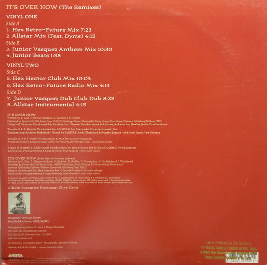 Deborah Cox : It's Over Now (The Remixes) (2x12")