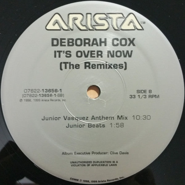 Deborah Cox : It's Over Now (The Remixes) (2x12")